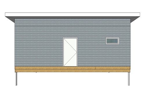 Проект дома из СИП 56м2