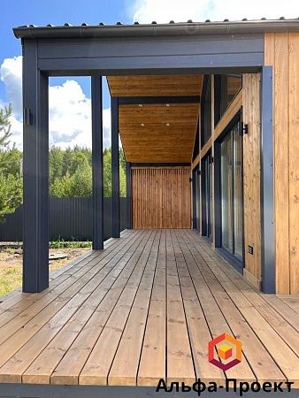 Проект каркасного дома "Барнхаус 138"