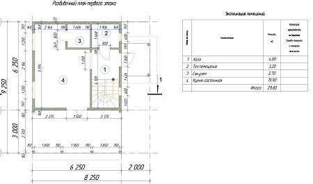 Проект дома из СИП 60м2