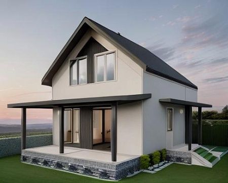 Проект каркасного дома Селена 72 м2