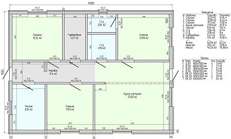 Проект каркасного "Барнхаус", 9х12 м, 108м2