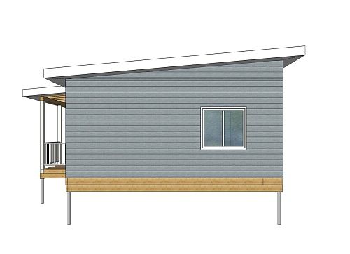 Проект дома из СИП 56м2
