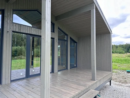 Проект каркасного дома "Барнхаус 98"