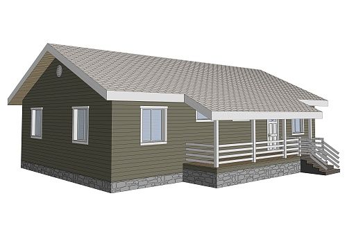 Проект каркасного дома 150 м2 Проект каркасного дома 150 м2