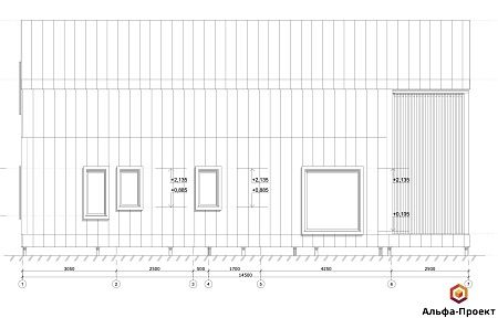 Проект каркасного Барнхаус 177 м2