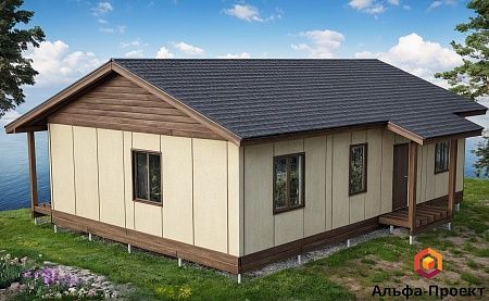 Проект дома из СИП 103м2