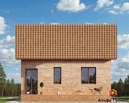 Проект дома из СИП 59м2