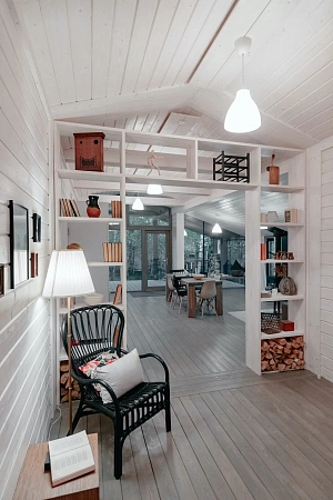 Проект каркасного Барнхаус 166 м2