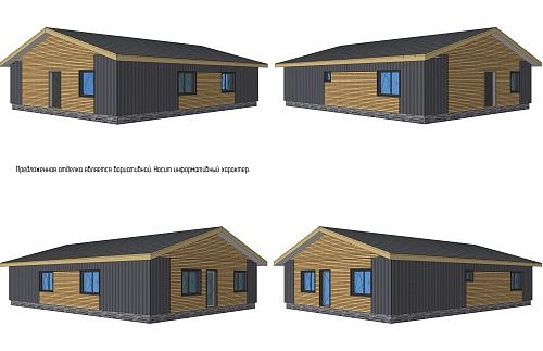 Проект каркасного &amp;quot;Барнхаус&amp;quot;, 9х12 м, 108м2