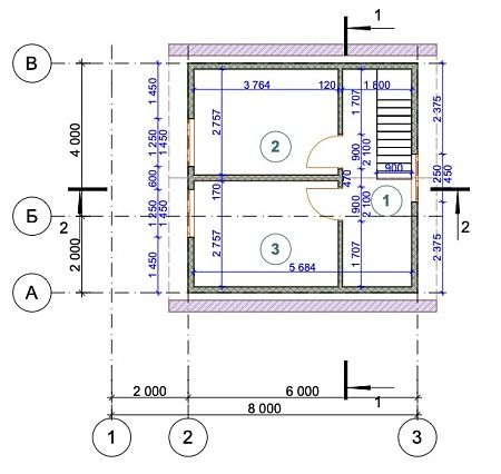Проект каркасного дома Селена 72 м2