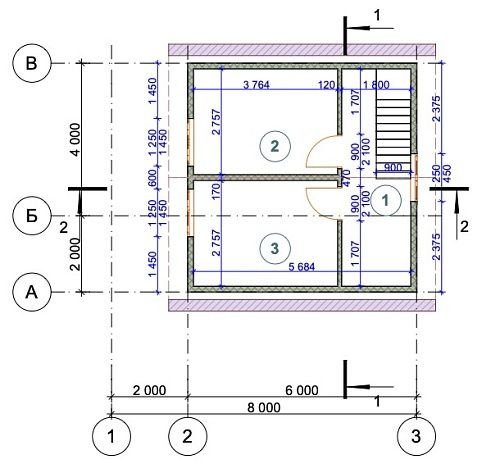 Проект каркасного дома Селена 72 м2