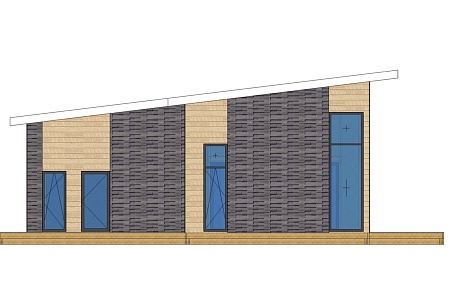 Проект каркасного дома 148,9 м2 + терраса