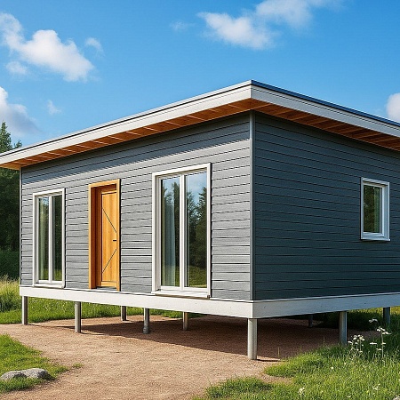 Проект дома из СИП 57м2