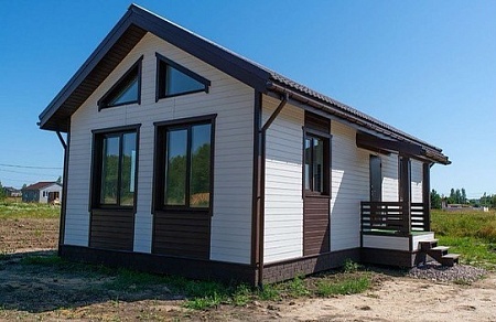 Готовый проект каркасного дома "Вишера" 66 м2