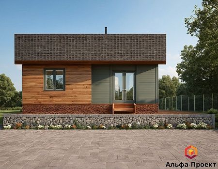 Проект дома из СИП 63м2