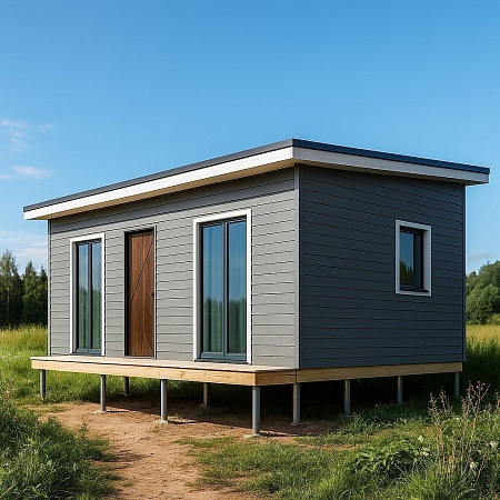 Проект дома из СИП 57м2