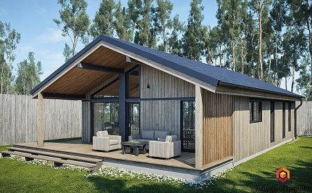 Проект каркасного "Сканди 120"