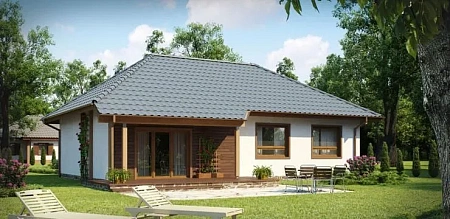 Проект дома из СИП «Гортензия», 120м2