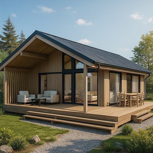 Проект каркасного &amp;quot;Сканди 120&amp;quot; (зеркальный)