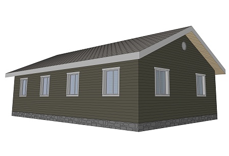 Проект каркасного дома 150 м2