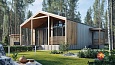 Готовый проект каркасного дома "Барнхаус 123"