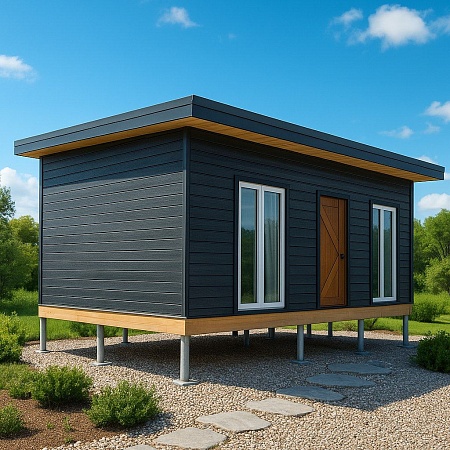 Проект дома из СИП 57м2