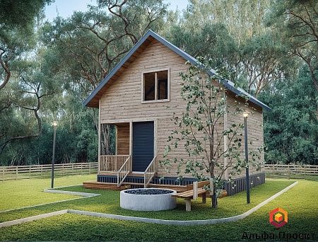 Проект дома из СИП 65м2