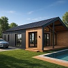 Проект каркасного дома "Барнхаус 98"