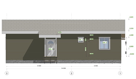 Проект каркасного дома 117 м2