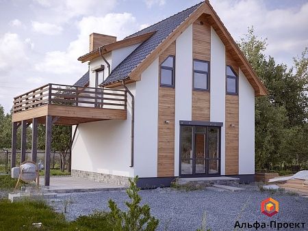 Проект дома из СИП "Классик 100" 100м2