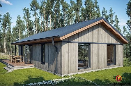 Проект каркасного "Сканди 120" (зеркальный)