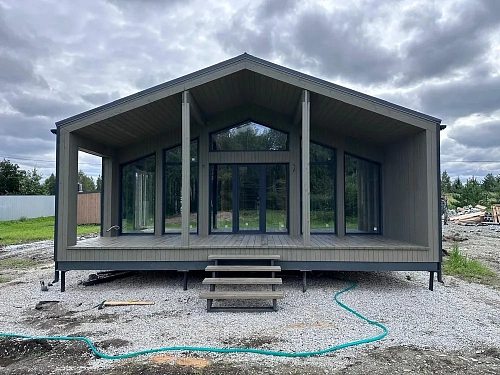 Проект каркасного дома &amp;quot;Барнхаус 98&amp;quot;