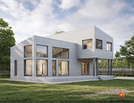 Проект каркасного дома 12.7х14.5 м, 251 м2