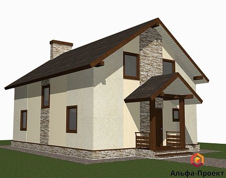 Проект дома из СИП 150м2 с сауной