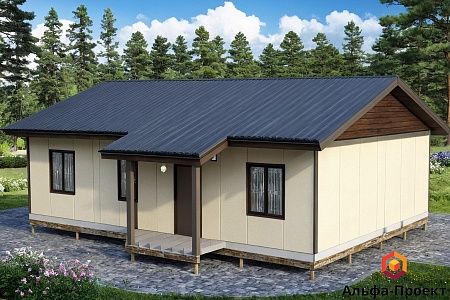 Проект дома из СИП 103м2