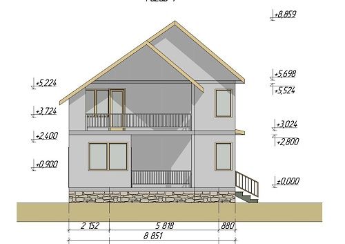 Проект дома из СИП 117м2 Проект дома из СИП 117м2