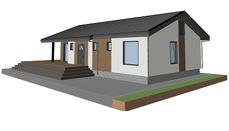 Проект каркасного дома "Микея" 175 м2