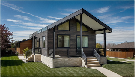 Проект каркасного дома 75 м2