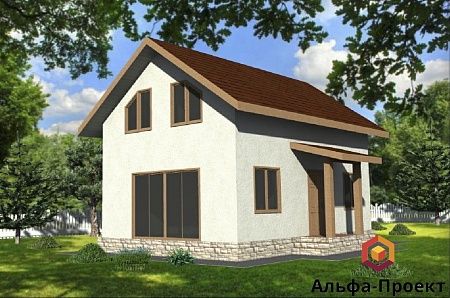 Проект дома из СИП 88м2