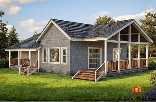 Проект каркасного дома 101,9 м2