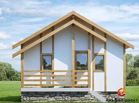 Проект дома из СИП 36м2