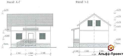 Проект дома из СИП 88м2 с балконом Проект дома из СИП 88м2 с балконом