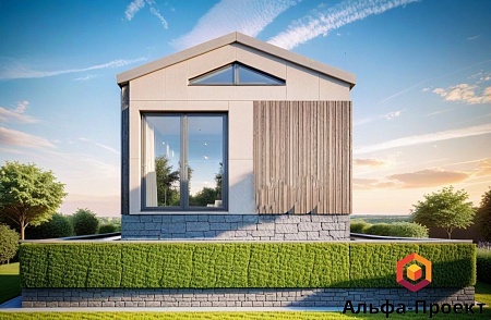 Готовый проект каркасного дома "Барнхаус 50"