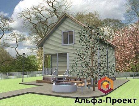 Проект дома из СИП 65м2