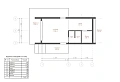Проект каркасного "Барнхаус", 72м2, 4х8 м Проект каркасного "Барнхаус", 72м2, 4х8 м