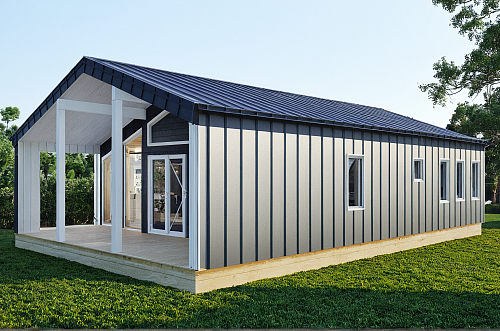 Проект каркасного дома &amp;quot;Барнхаус 98&amp;quot;