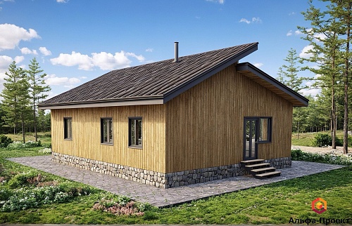 Проект каркасного дома 104 м2