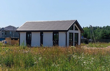 Готовый проект каркасного дома "Вишера" 66 м2