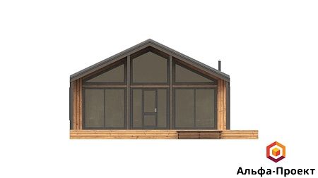 Проект каркасного дома "Барнхаус 138"