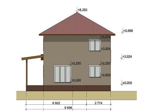 Проект дома из СИП 154,5м2 Проект дома из СИП 154,5м2